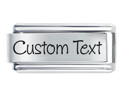 Italian Charms ANY Phrase Words SUPERLINK  Personalised